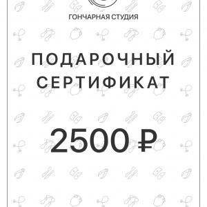 Подарочный сертификат на 2500 рублей